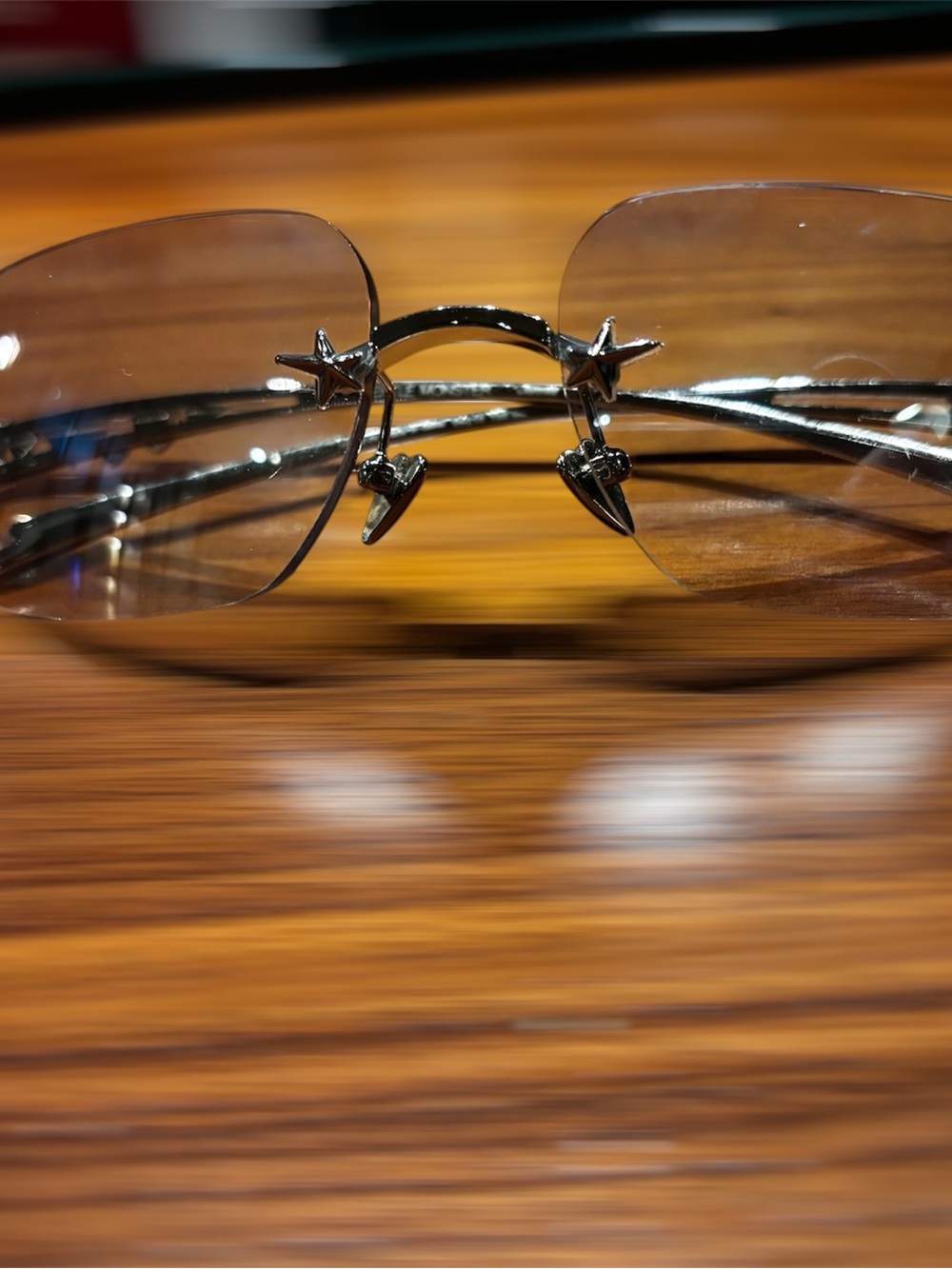 Gentle Monster Jennie Jentle Salon Glitter ii Sunglasses Silver Clear Gradient - Picture 3 of 16